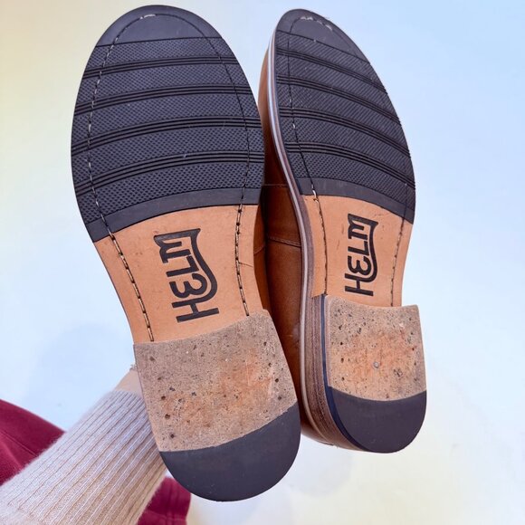 Helm The Wilson Teak Leather Loafers Men’s Size 10EE Handcrafted in Brazil - Picture 8 of 9